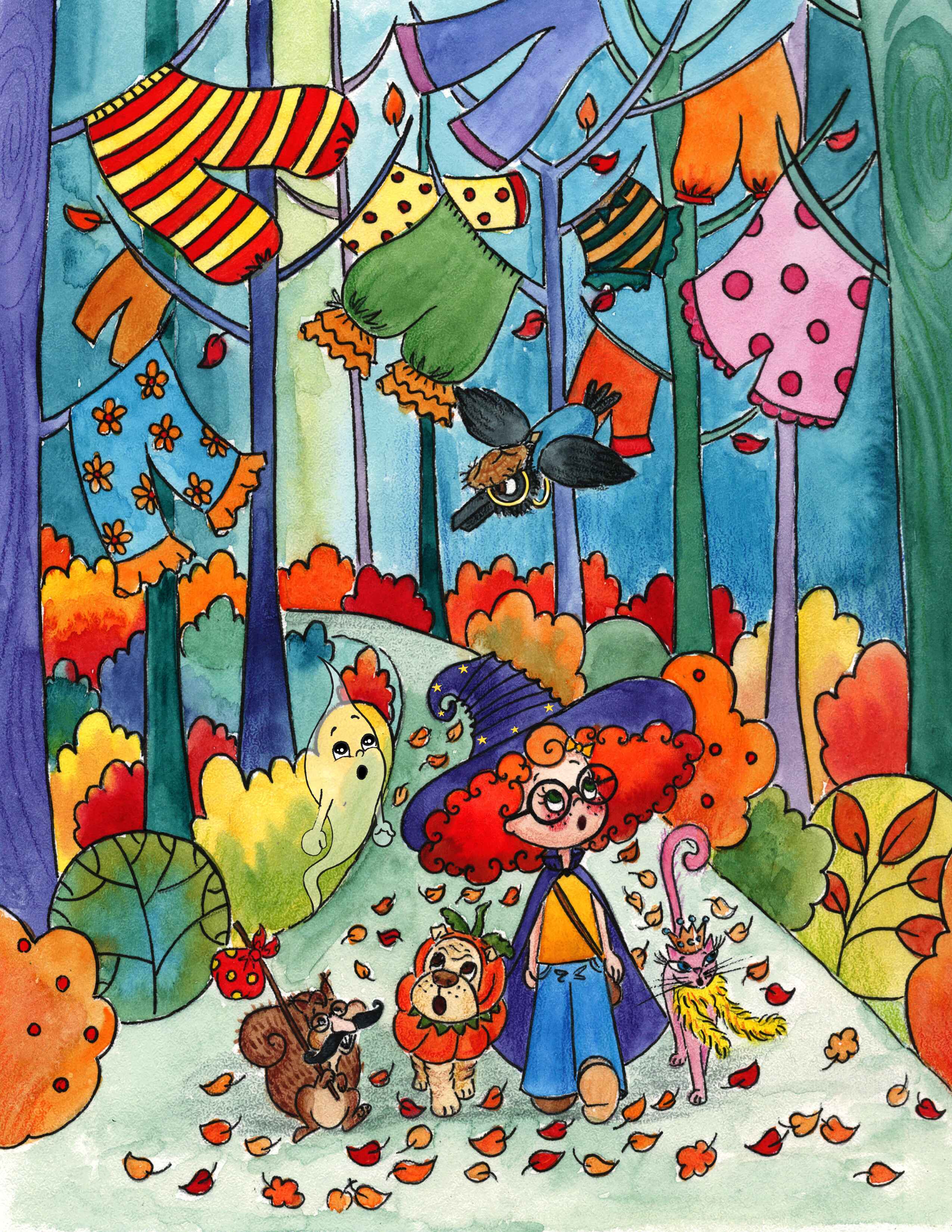 Six children's book illustration styles compared side by side — cartoon, realistic, whimsical, watercolor, anime, and comic
