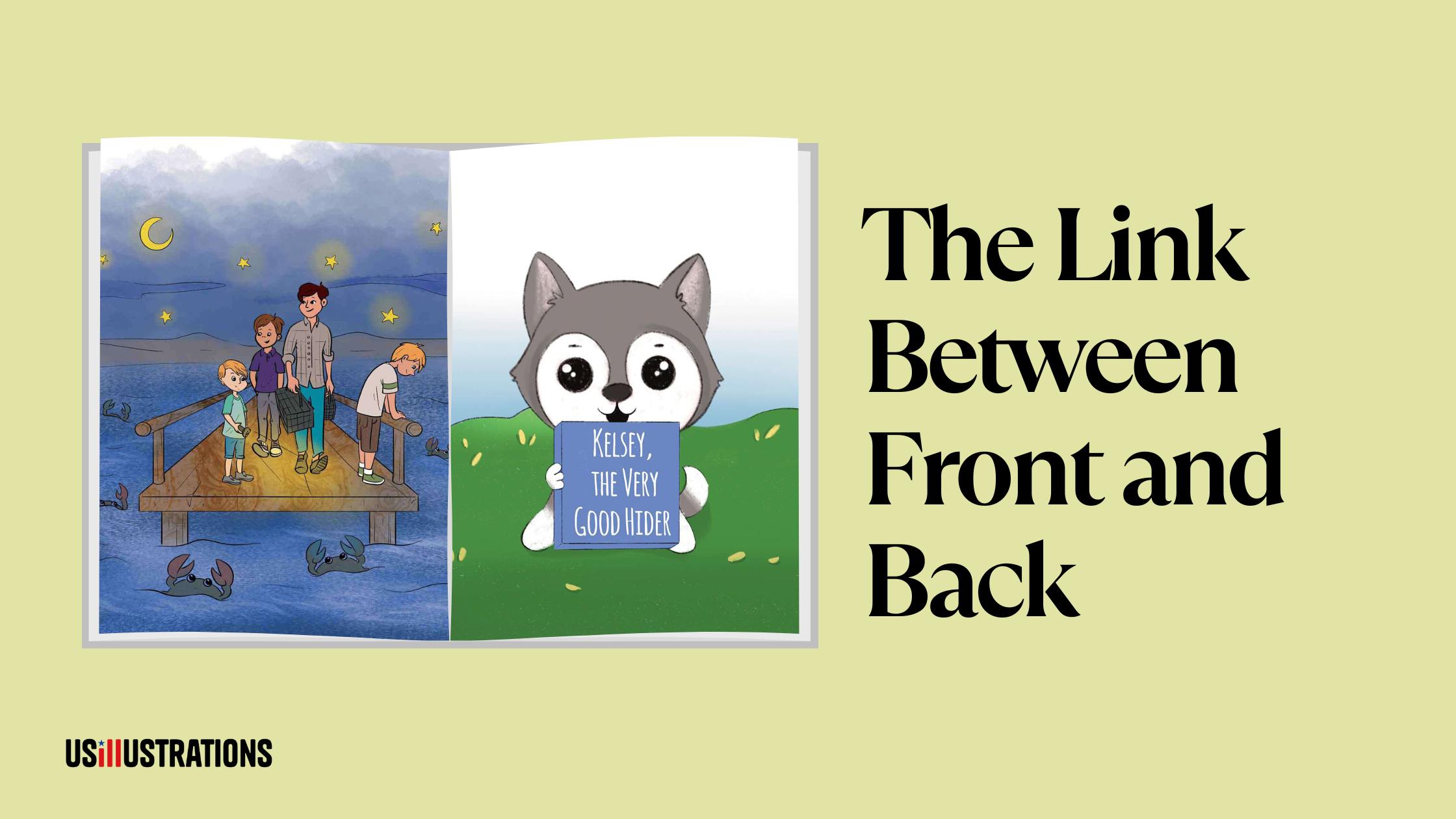 Back cover elements β synopsis, barcode, author bio, and illustration