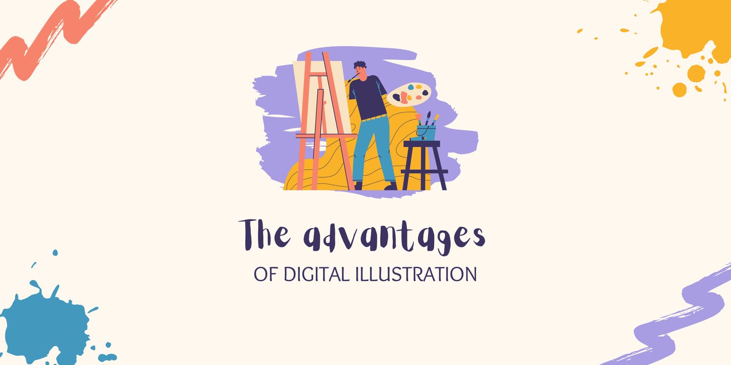 Digital illustration being created on a tablet using Procreate with layers panel visible